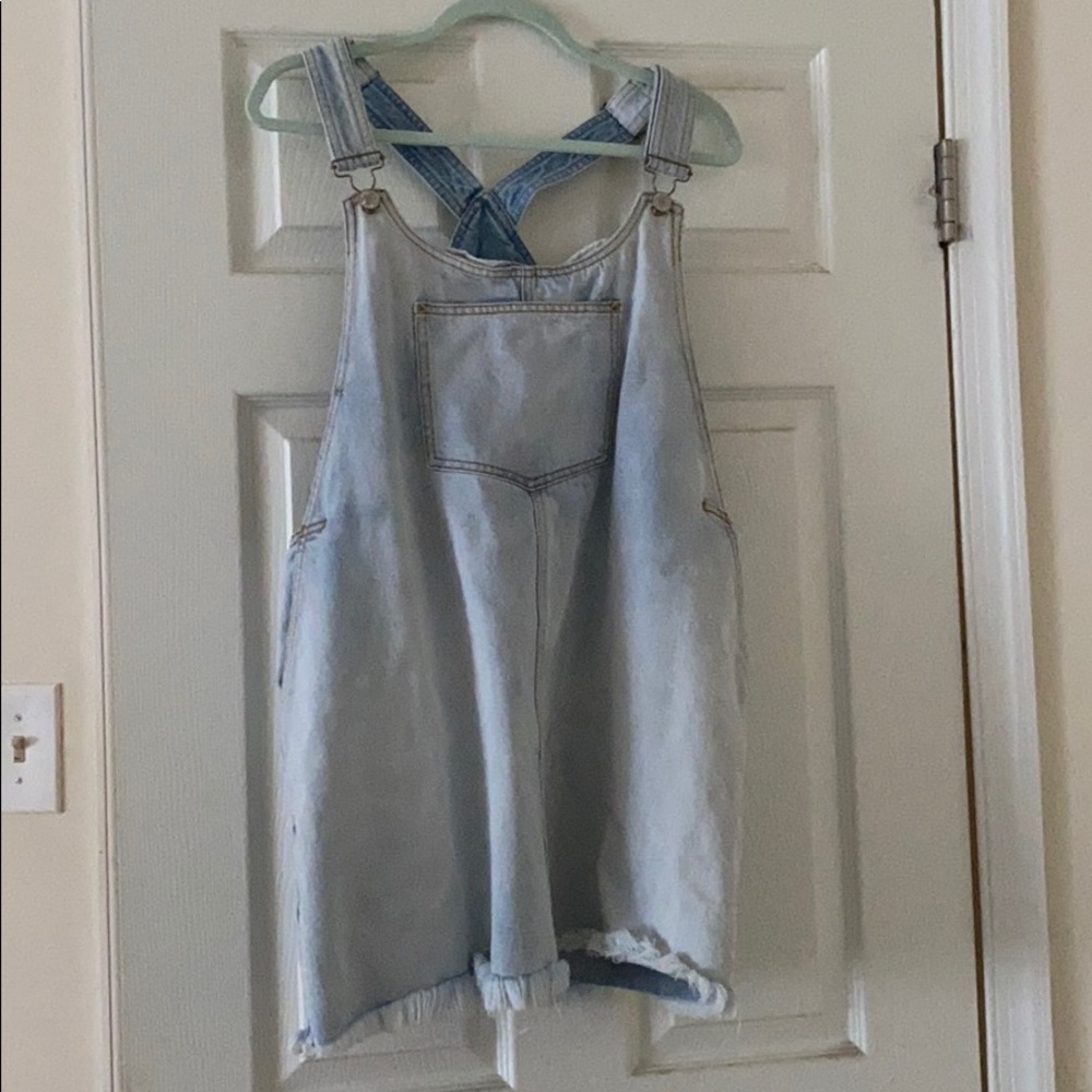 Denim Overall Dress